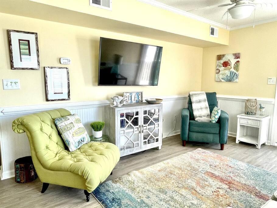 *2Br Oceanfront Retreat*King Ensuite*Pool*Nmb Cherry Grove*Pc4 Myrtle Beach Exterior foto